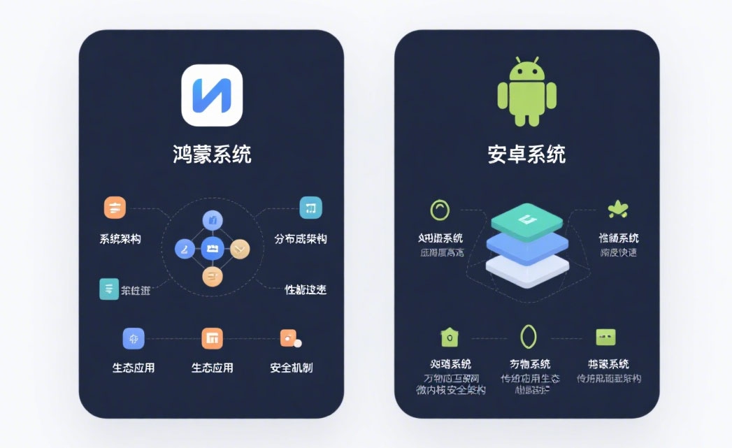 鸿蒙系统和安卓有哪些区别？